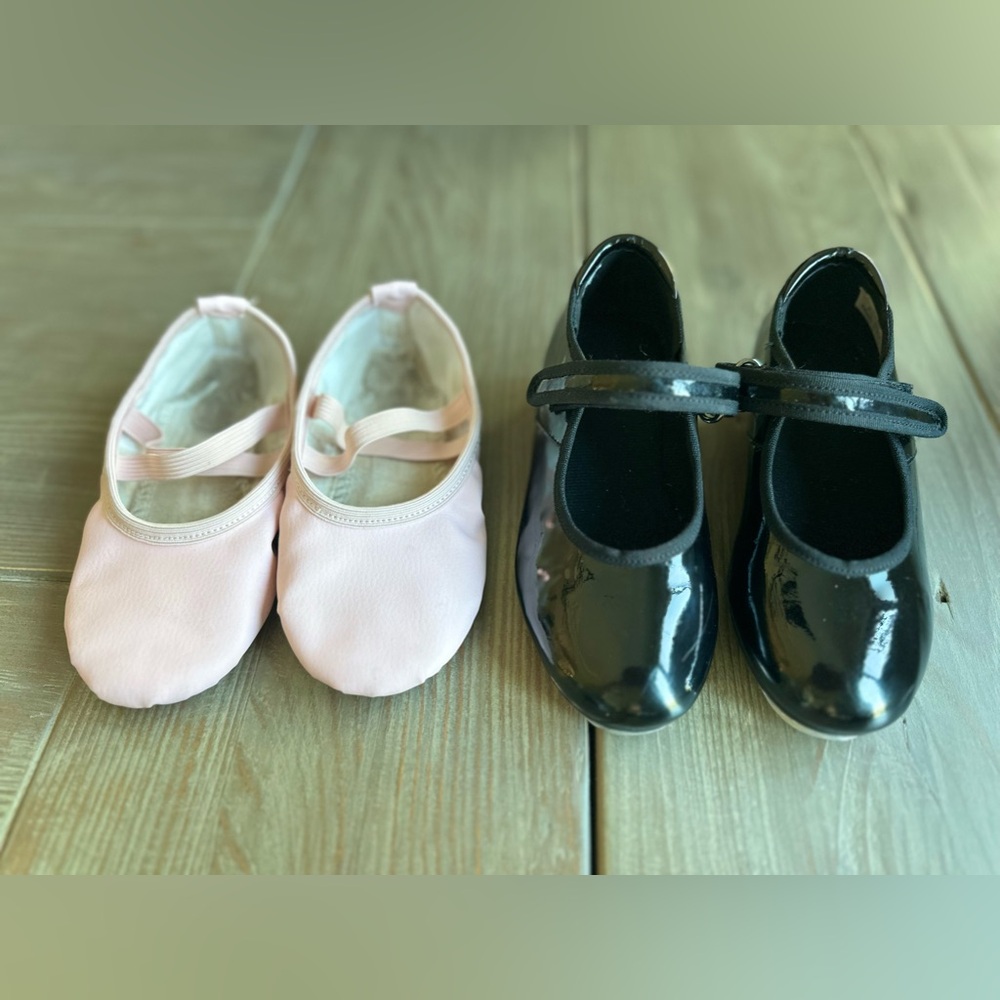 Girls ballet & tap shoes size 11